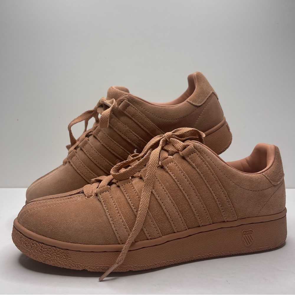 Women’s size 10 K.SWISS CLASSIC VN SUEDE cork/mocha mousse